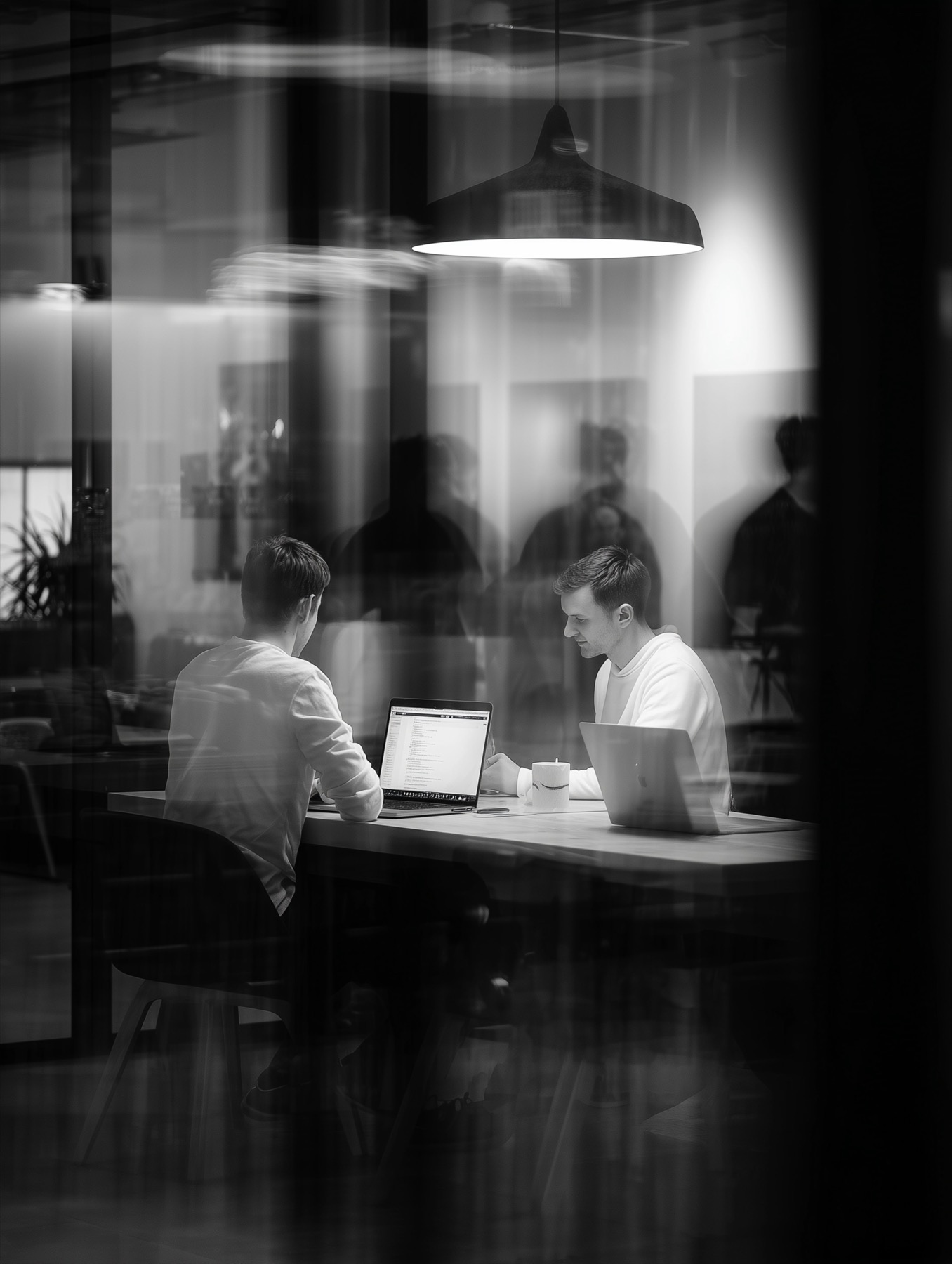 Builders at work in the Spanda Works studio